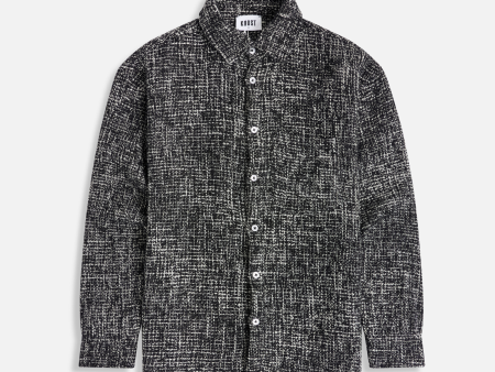 Tweed Oversized Button Up Online now