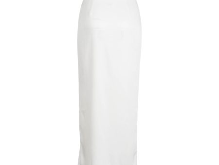 Wrap Midi Skirt | Ivory For Cheap