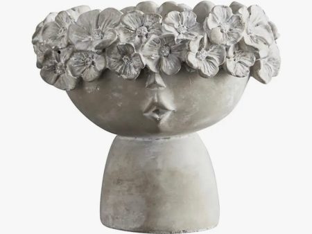 CEMENT HEAD PLANTER Discount