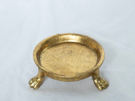 GOLD CLAWFOOT DISH 4.5  Sale