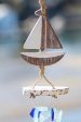 Wood Boat Upcycled Glass Chime For Cheap