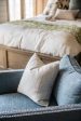 THROW PILLOW NEUTRAL GRAY STRIPE Discount