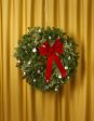 22  Holiday Wreath With Bow Online Hot Sale