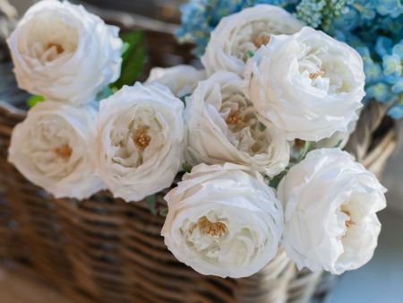 WINTER REAL TOUCH WHITE  LONG STEM ROSE Online Hot Sale