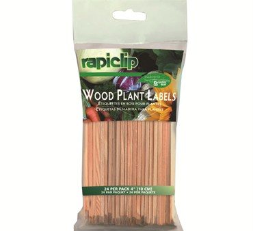 RapiClip Wood Plant Labels - 4  Online now