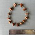 SAMPLE Brass and Terra Cotta Necklace For Discount