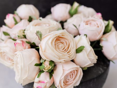 BLUSH REAL TOUCH ROSE - 8  (6 STEMS) For Discount