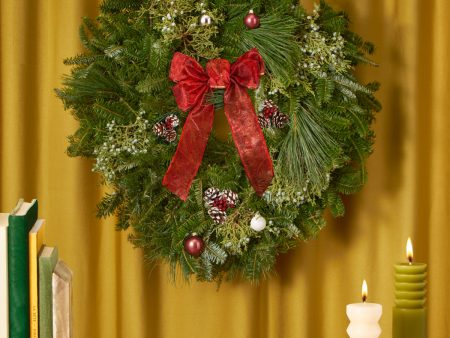 22  Wreath With Pinecones & Berries Discount