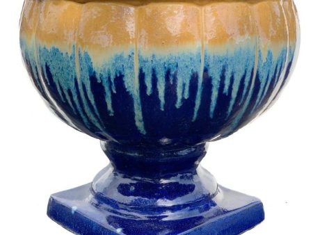 8615N56 - Honey Blue Ceramic Olympia Urn Online now