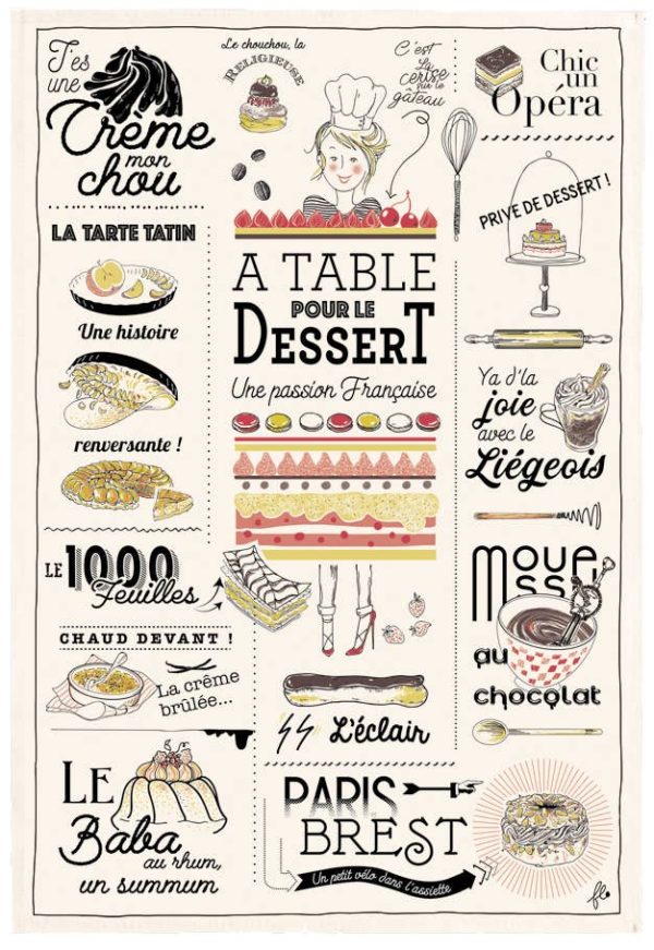 DESSERT FRENCH DISH TOWEL For Cheap