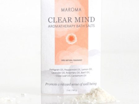 Clear Mind Aromatherapy Bath Salts on Sale