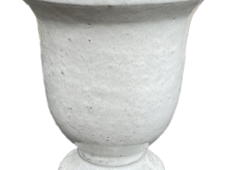 8825N12FS - White Elegant Ceramic Urn Planter - FREE SHIPPING Sale