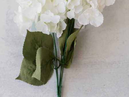 IVORY HYDRANGEA STEM Hot on Sale