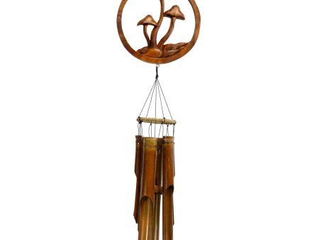 Mushroom Circle Bamboo Wind Chime Discount