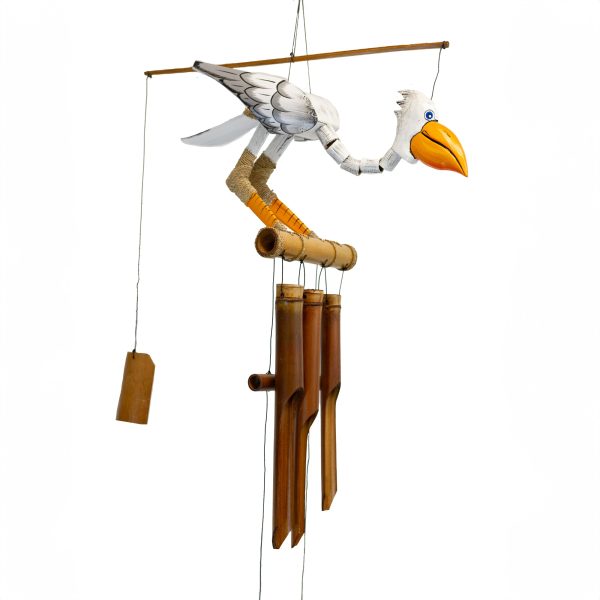 Pelican Bobbing Head Bird Wind Chime For Cheap