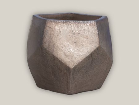 8400S1 - Heavy Metal Modern Geometric Pot For Discount