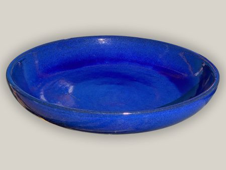 3106L17TF - Ceramic Bird Bath Bowl - Falling Blue Online Hot Sale