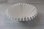 WHITE RUFFLE BOWL Online now