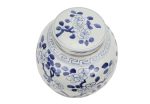 BLUE AND WHITE VINTAGE MING JAR PLUM BLOSSOM Online now