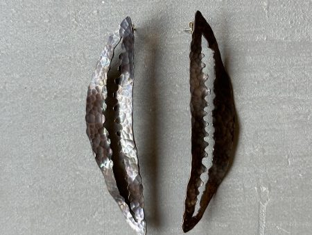 SAMPLE Leaf Earrings For Discount