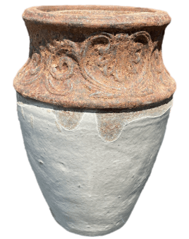 5255S73 - Angkor White Scroll Rim Ceramic Fountain Discount