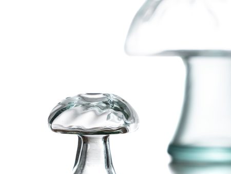 8cm Glass Mushroom Vase For Cheap