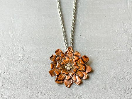 SAMPLE Pressed Flower Necklace Cheap