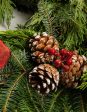 22  Wreath With Pinecones & Berries Discount