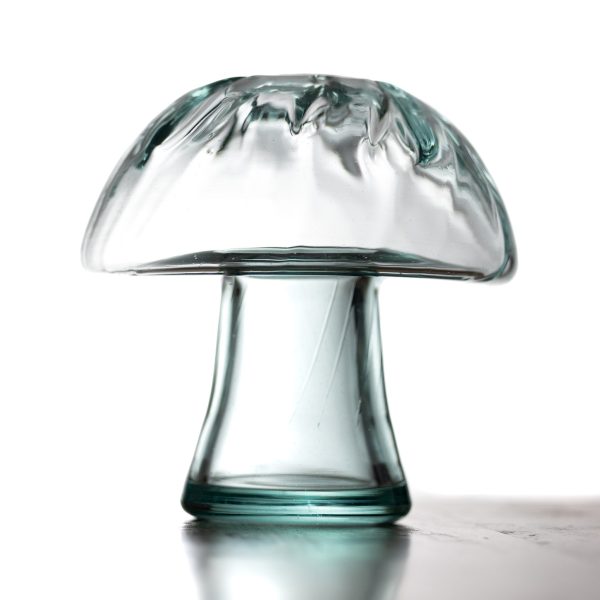 20cm Glass Mushroom Vase Hot on Sale