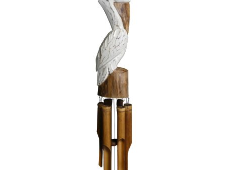 14  Pelican Bamboo Wind Chime For Sale