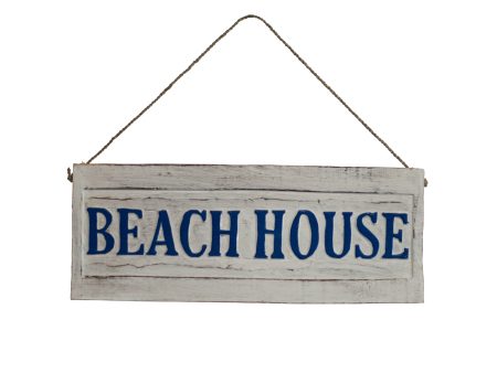 Wooden Beach House Plaque Online Sale