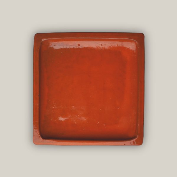 3127L23 - Square | Tropical Orange - Ceramic Clay Pot Saucers (8 -15 ) Online Hot Sale