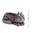 Violet Cat Mom & Baby Planters, Set of 2 Discount