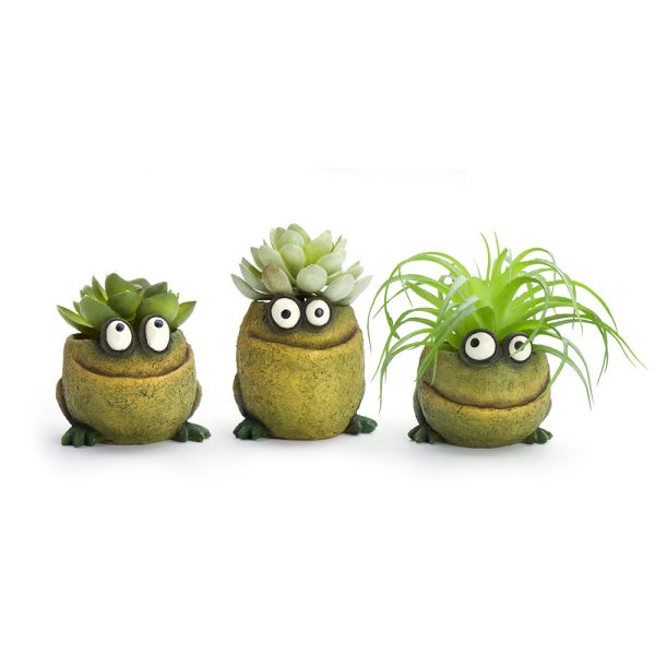 Frog Trio Blobhouse Planters, Set of 3 Online