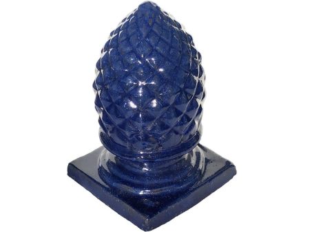 5231N8 -Blue  Ceramic Garden Artichoke Statue Online Sale