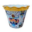 Talavera Vaso Wavy Rim - Colorful Sale