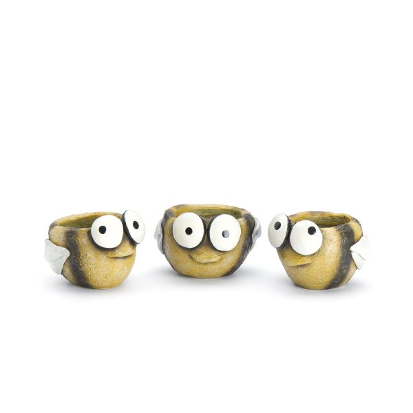 Honeybee Blobhouse Planters, Set of 3 Supply