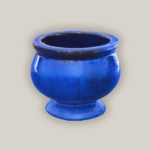 8646N8 - Blue Tavito Cup Ceramic Pot For Discount