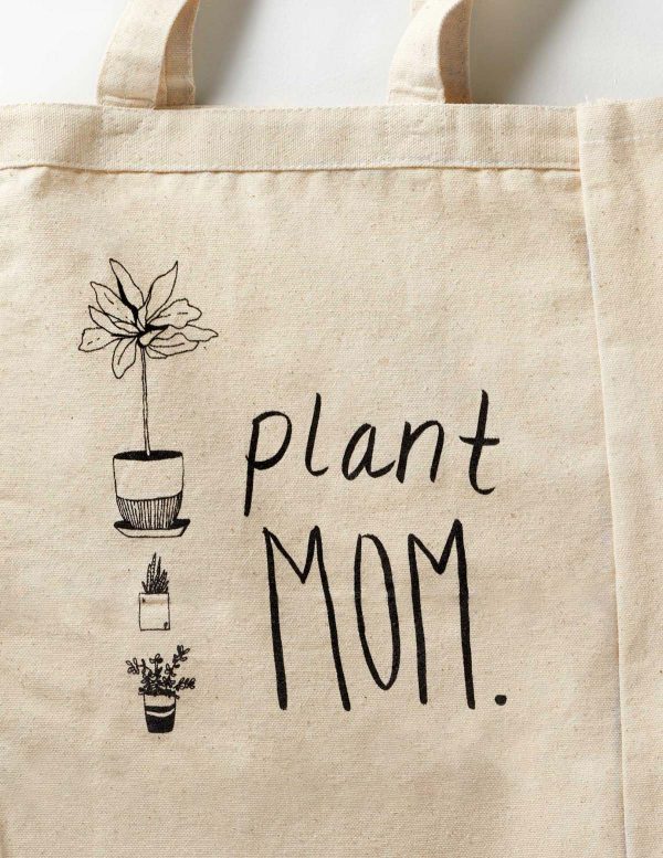 Plant Mom Tote Bag For Cheap