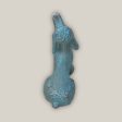 606R1FS - Antique Aqua Long-Eared Dog Pottery Accent - FREE SHIPPING Online Sale