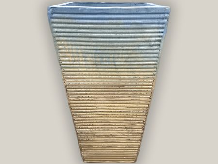 297M28 - Montana Sunset Horizontal Line Ceramic Square Planter Sale