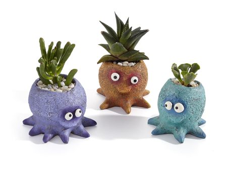 Dumbo Baby Octopus Blobhouse Planters, Set of 3 Cheap