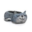 Blue Sleeping Cat Blobhouse Planter Online