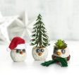 Mini Snowman Head Blobhouse Planters, Set of 3 Online Hot Sale