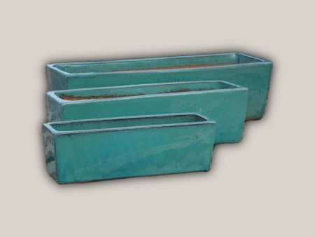 212M1 - Copper Chun Rectangular Ceramic Planter Online