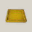 3127L38 - Square | Yellow - Ceramic Clay Pot Saucers (8 -15 ) Hot on Sale