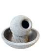 774WFR9FS - Atlantis White Ceramic Pouring Jar With Bowl Fountain - FREE SHIPPING Cheap