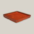 3127L23 - Square | Tropical Orange - Ceramic Clay Pot Saucers (8 -15 ) Online Hot Sale