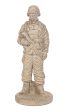 25in Standing Soldier Statue For Discount