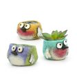 Beautiful Birds Blobhouse Planter Set - 3pc Set Fashion